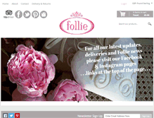 Tablet Screenshot of follie.co.uk